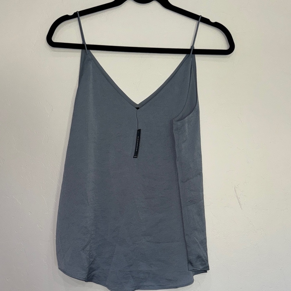 Express Women's Slate Grayish Blue Camisole. NWT